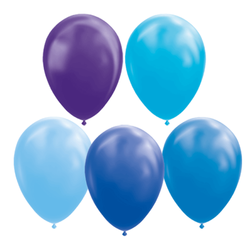 Set baloane albastre botez baieti