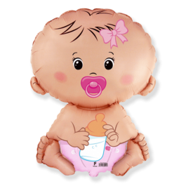 balon-folie-figurina-bebe-roz-67x46-cm